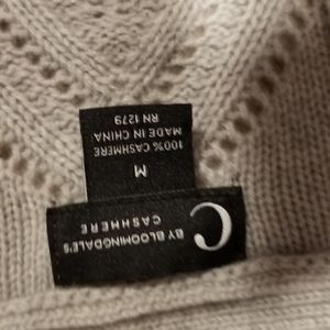 Gray cashmere sweater